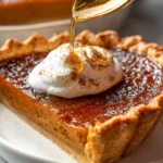 Pumpkin Pie Brûlée with Bourbon Vanilla Whipped Cream