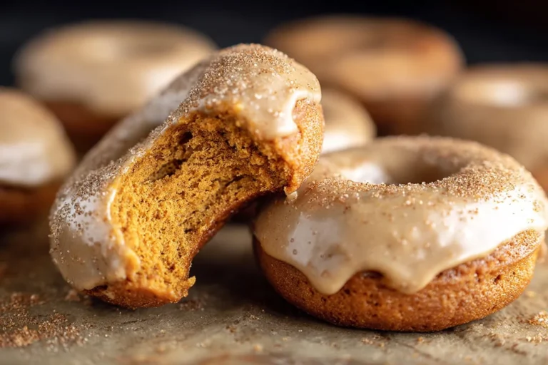 Baked Pumpkin Donuts with Cinnamon Sugar