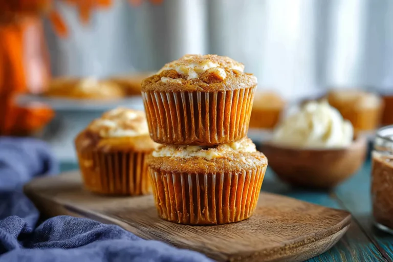 Bakery Style Pumpkin Cream Cheese Muffins