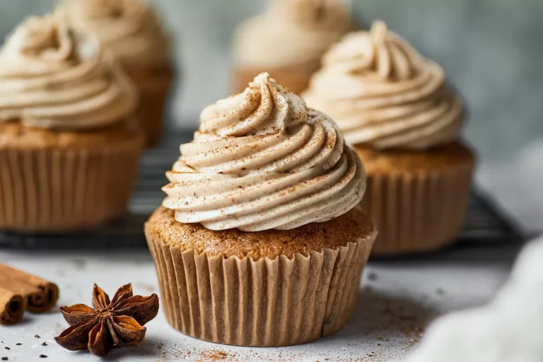 Brown Butter Dirty Chai Cupcakes with Spiced Frosting Rich, Aromatic & Irresistible