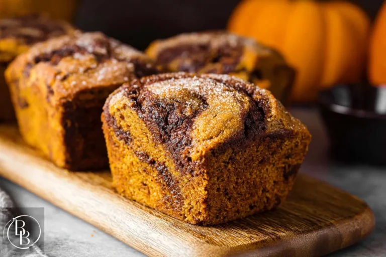 Cinnamon Swirl Pumpkin Bread Mini Loaves