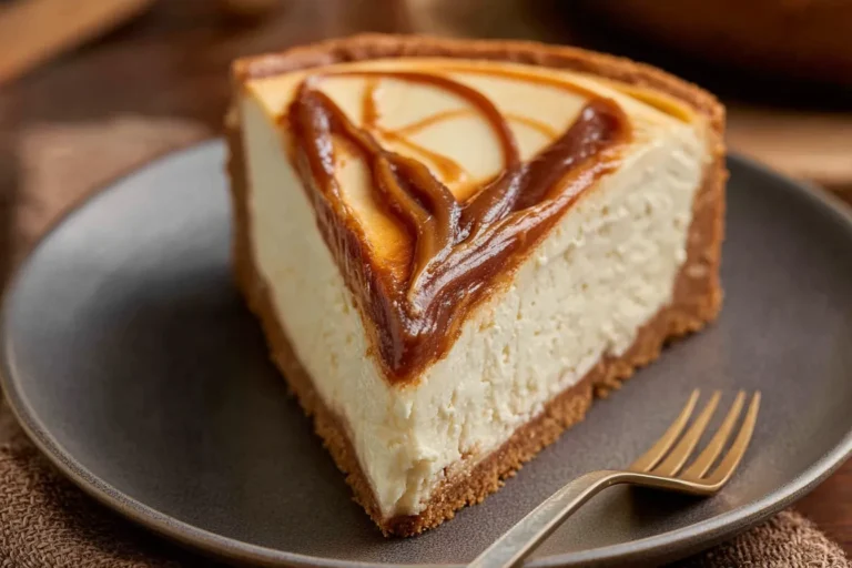Creamy Apple Butter Cheesecake with Gingersnap Crust