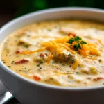 Crock Pot Cheeseburger Soup