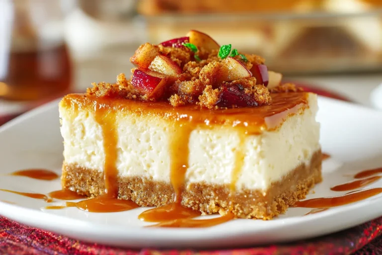 Easy Caramel Apple Cheesecake