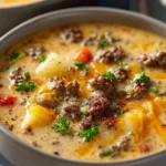 Easy Cheeseburger Soup