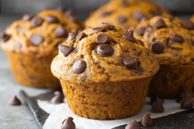 Easy Pumpkin Chocolate Chip Muffins Recipe