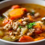 Ground Turkey Vegetable Soup