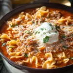High Protein Lasagna Soup