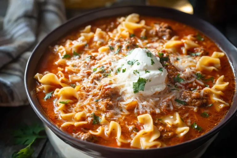 High Protein Lasagna Soup