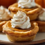 Mini Pumpkin Pies with Flaky Crust