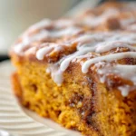 Pumpkin Honey Bun Cake