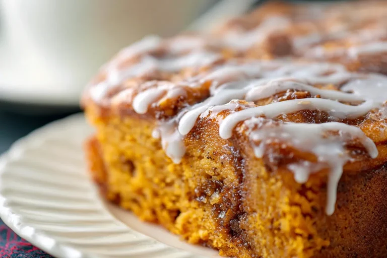 Pumpkin Honey Bun Cake