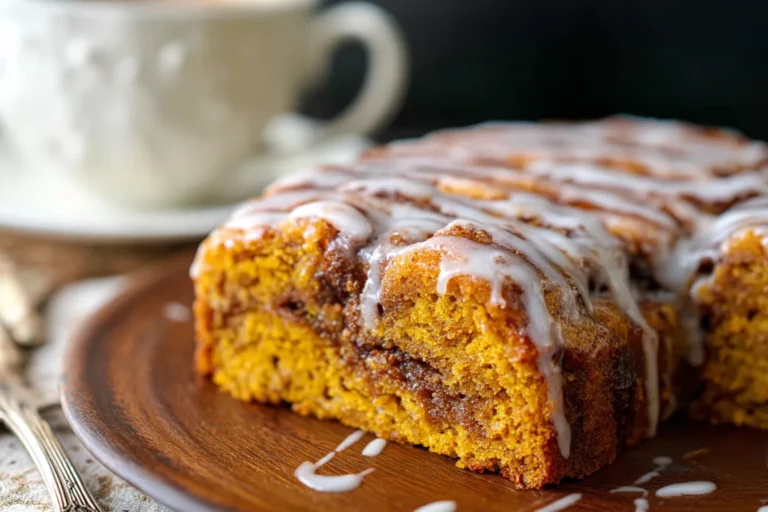 Pumpkin Honey Bun Cake