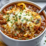 The BEST Lasagna Soup