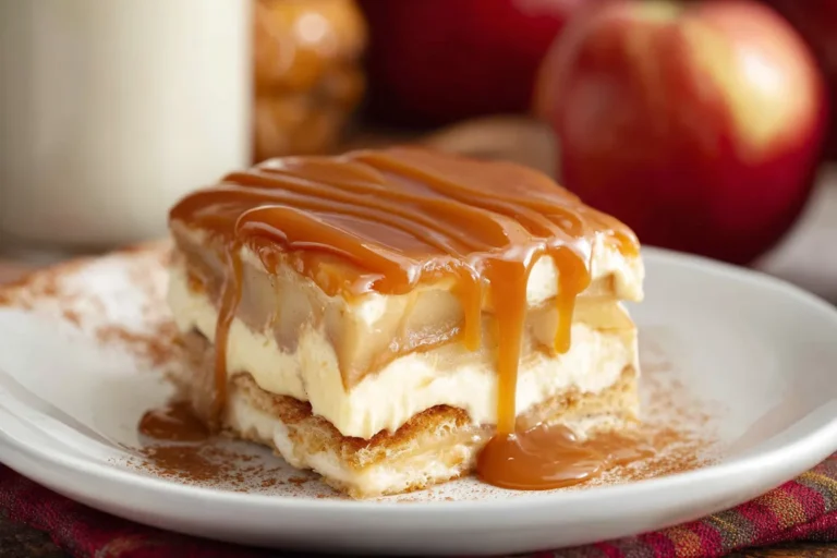 Caramel Apple Eclair Cake Recipe