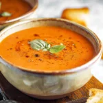 Creamy Roasted Tomato Basil Soup