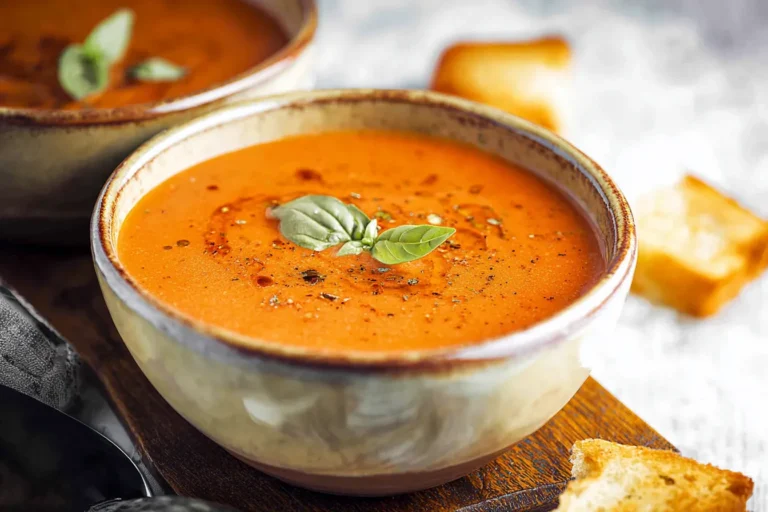 Creamy Roasted Tomato Basil Soup