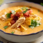 Easy Creamy Chicken Tortilla Soup