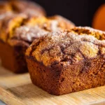 Easy Mini Pumpkin Loaves with Cinnamon Swirl