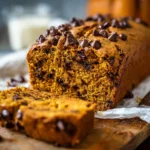 Easy One Bowl Pumpkin Chocolate Chip Bread