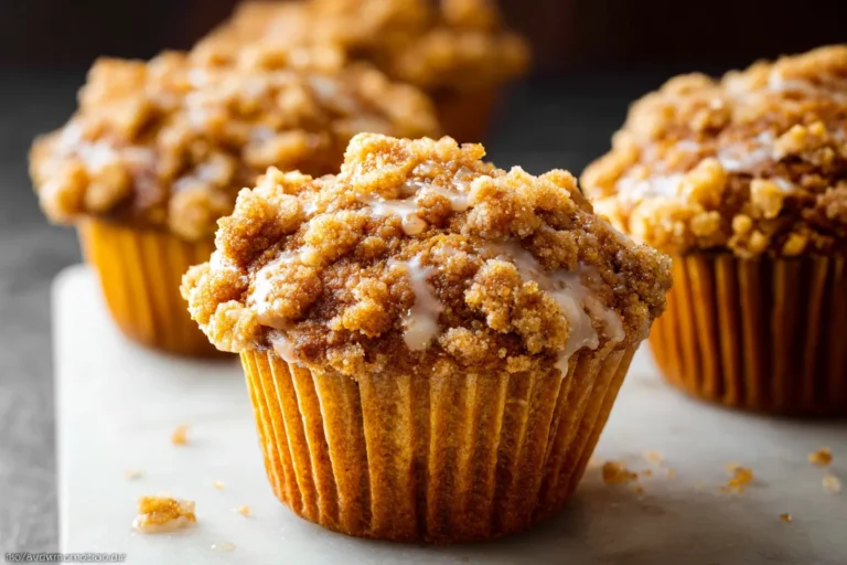 Easy Pumpkin Crumb Muffins with Cake-Like Texture
