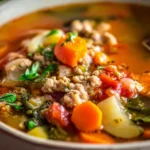 Ground Turkey Vegetable Soup