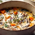 Hearty Autumn Wild Rice Soup