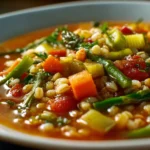 Hearty Vegetable Barley Soup Easy Healthy Comfort Food Recipe