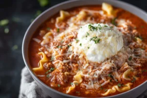 High Protein Lasagna Soup