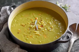 High Protein Split Pea Soup