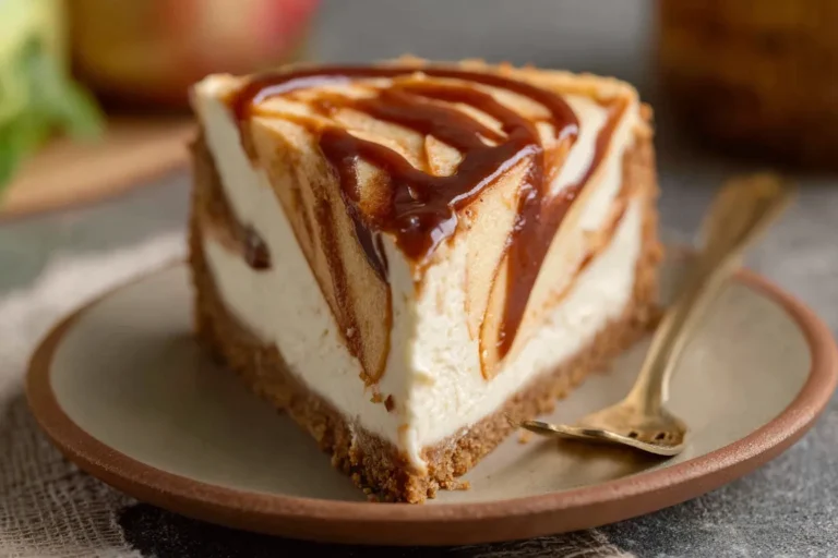 No Bake Apple Butter Cheesecake