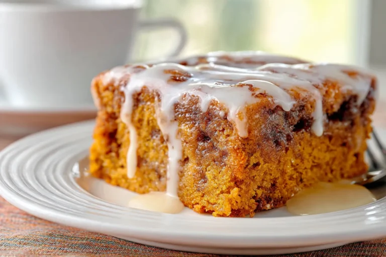 Pumpkin Honey Bun Cake