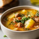 Spicy Sausage Potato Soup (