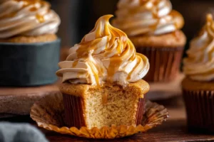 The BEST Harry Potter Butterbeer Cupcakes