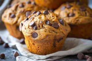 The Best Pumpkin Chocolate Chip Muffins