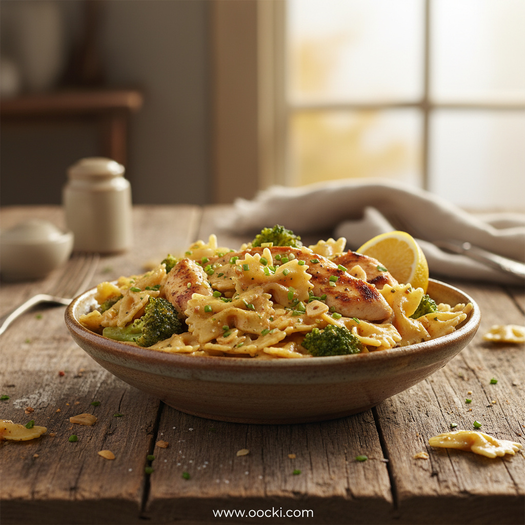 Lemon Cowboy Butter Chicken Pasta with Broccoli - One Pan Dinner 1 cowboy-butter-lemon-bowtie-chicken-pasta-with-broccoli-for-dinner_feature