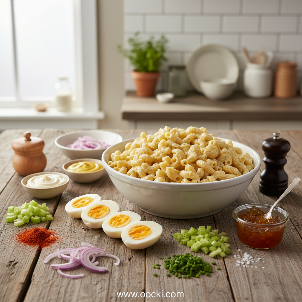 Creamy Deviled Egg Pasta Salad - Ultimate Summer Side Dish Recipe 2 Ingredients for creamy deviled egg pasta salad