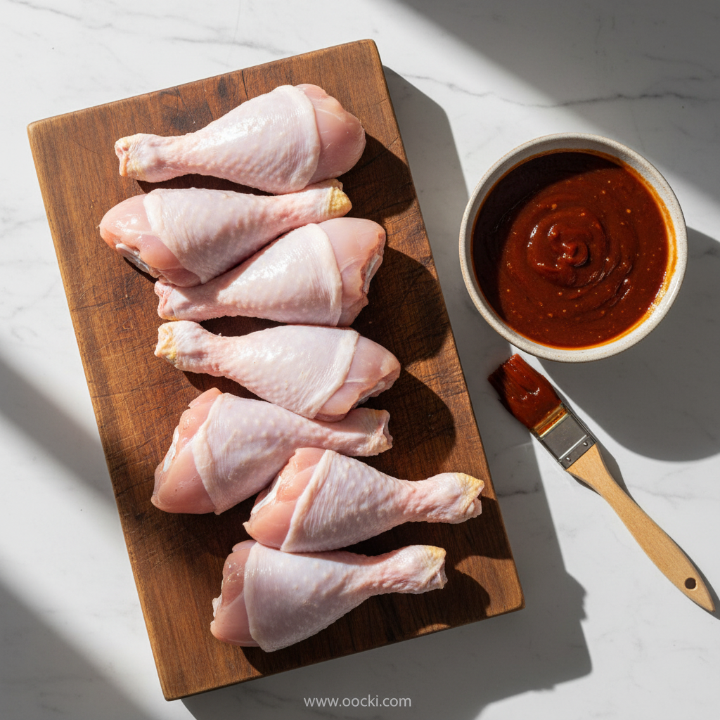 Two Ingredient Oven Baked BBQ Chicken - Simple Minimal Recipe 2 Simple ingredients for two ingredient BBQ chicken