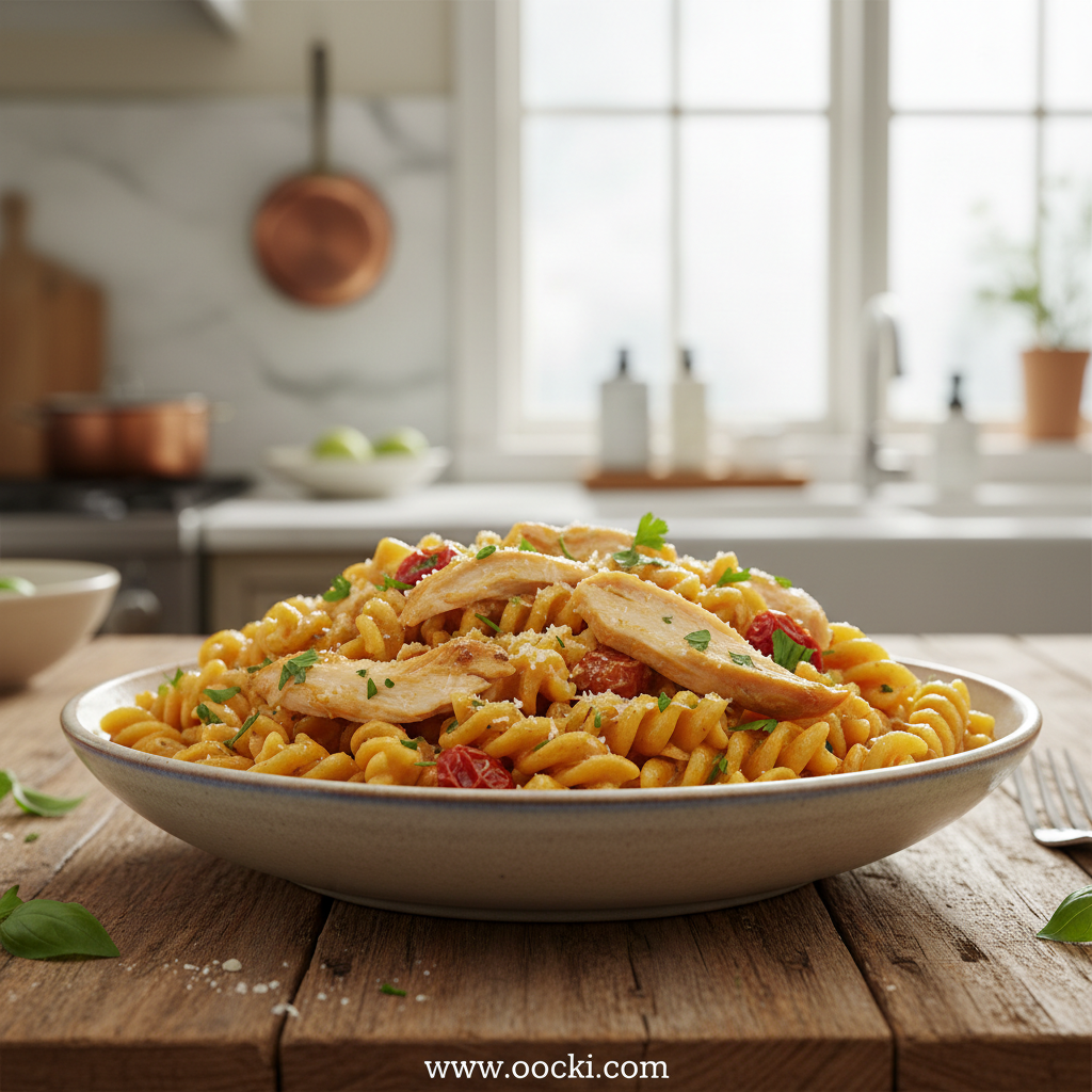 Irresistible Creamy Rotisserie Chicken Pasta Recipe 1 irresistible-creamy-rotisserie-chicken-pasta-recipe_feature