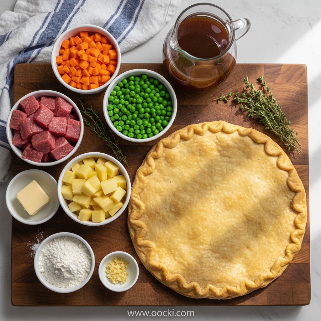 Ultimate Beef Pot Pie Comfort: A Hearty and Flaky Pastry Delight 2 Beef Pot Pie Ingredients