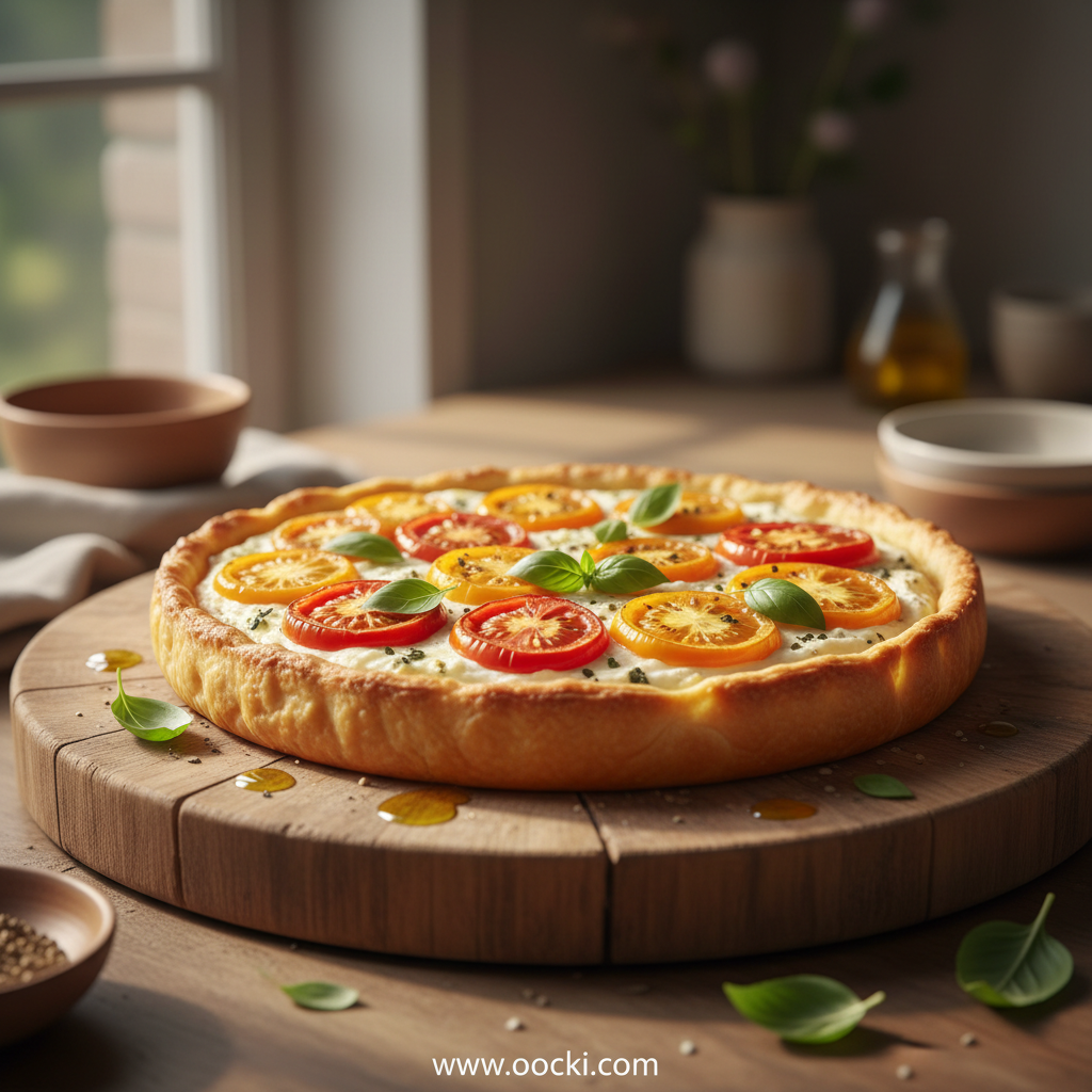 Heirloom Tomato Ricotta Tart: A Bright Summer Delight 1 Heirloom Tomato Ricotta Tart