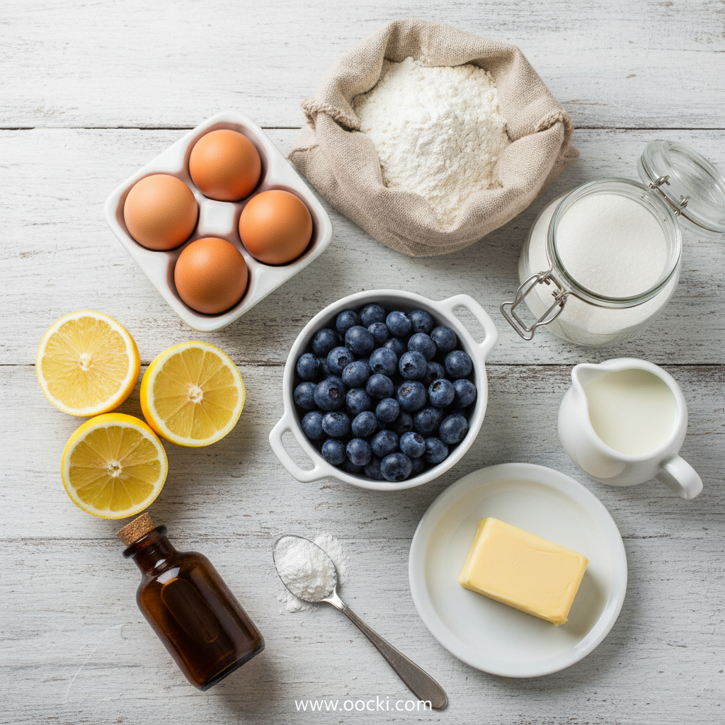 Lemon Blueberry Muffins: Easy Moist Bakery Style Recipe 2 Ingredients for Lemon Blueberry Muffins
