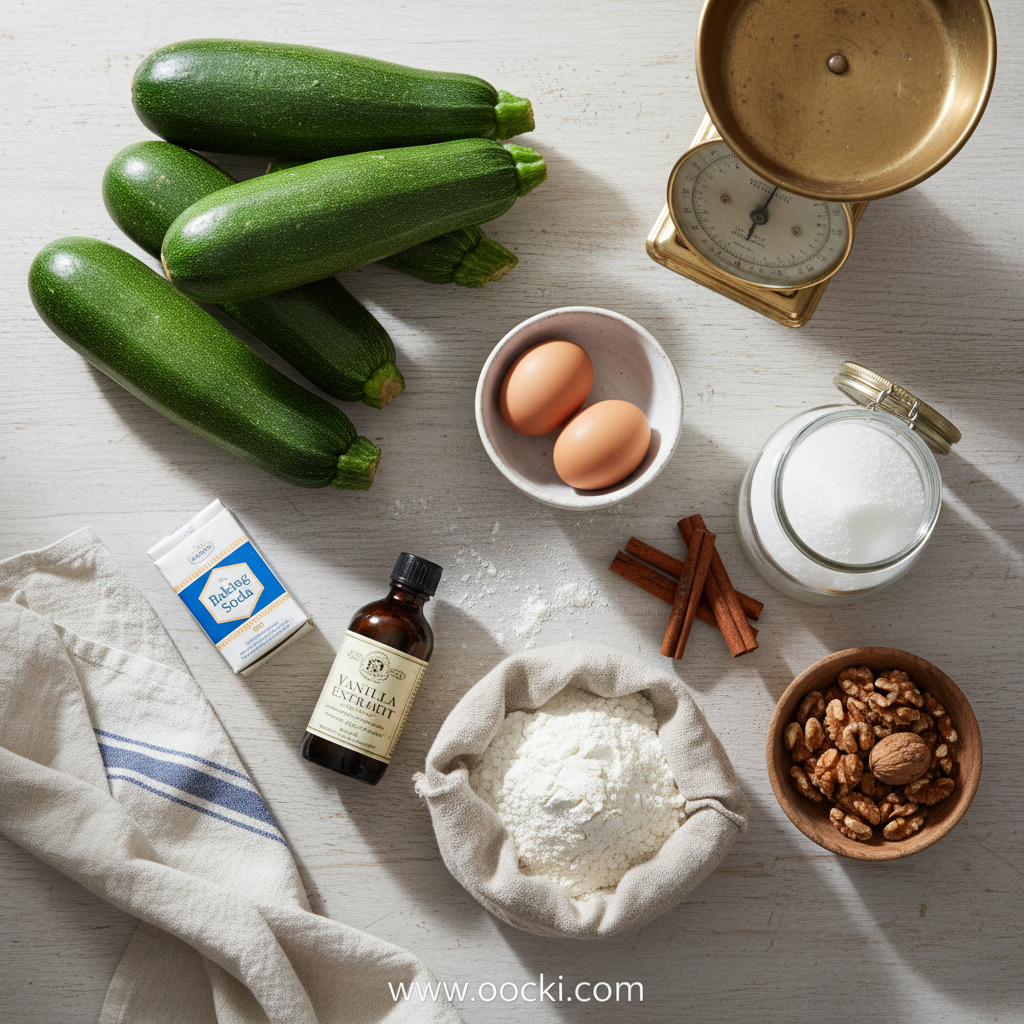 Mom’s Secret Moist Zucchini Bread: A Classic Family Recipe 2 Ingredients for Mom’s Secret Moist Zucchini Bread