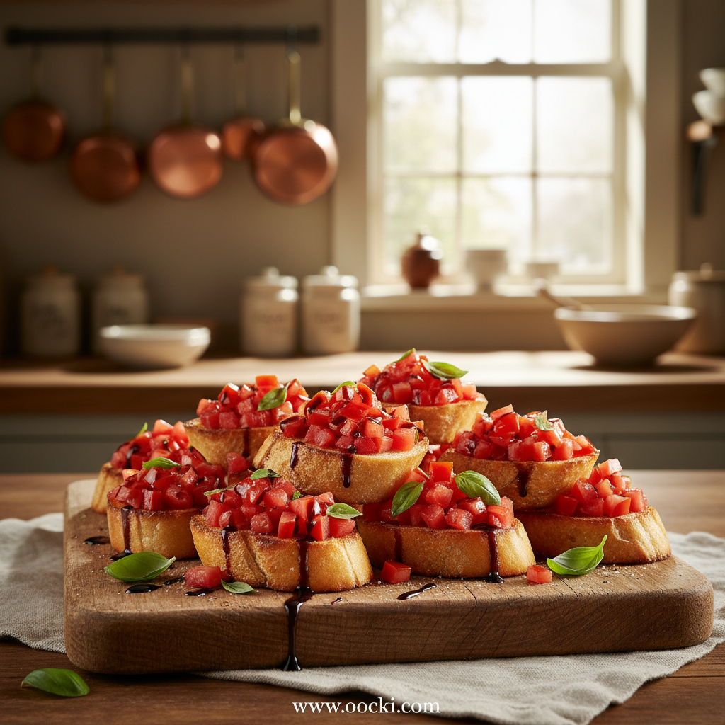 Classic Tomato Basil Bruschetta Recipe: A Fresh Italian Appetizer 5 tomato-basil-bruschetta_feature