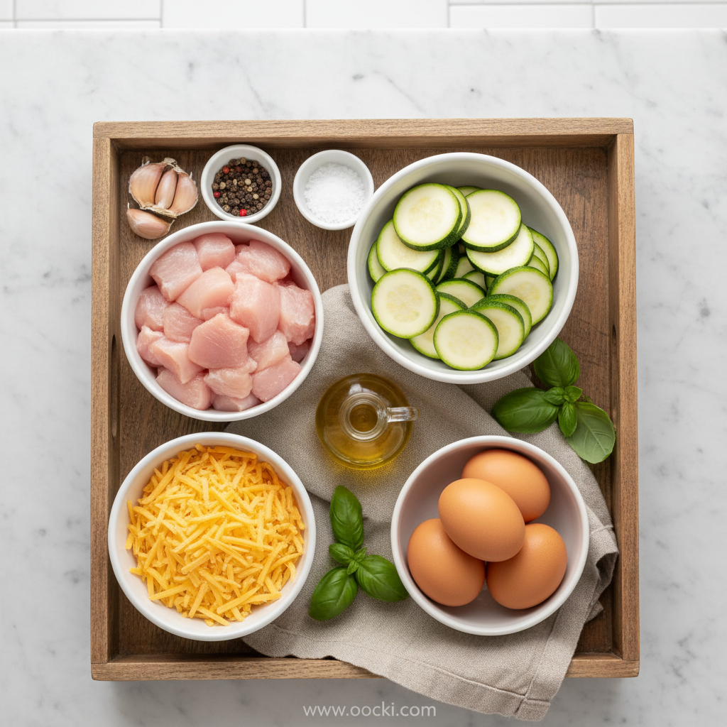 Ultimate Chicken Zucchini Bake: A High-Protein, Creamy Family Dinner 2 Ingredients for Chicken Zucchini Bake