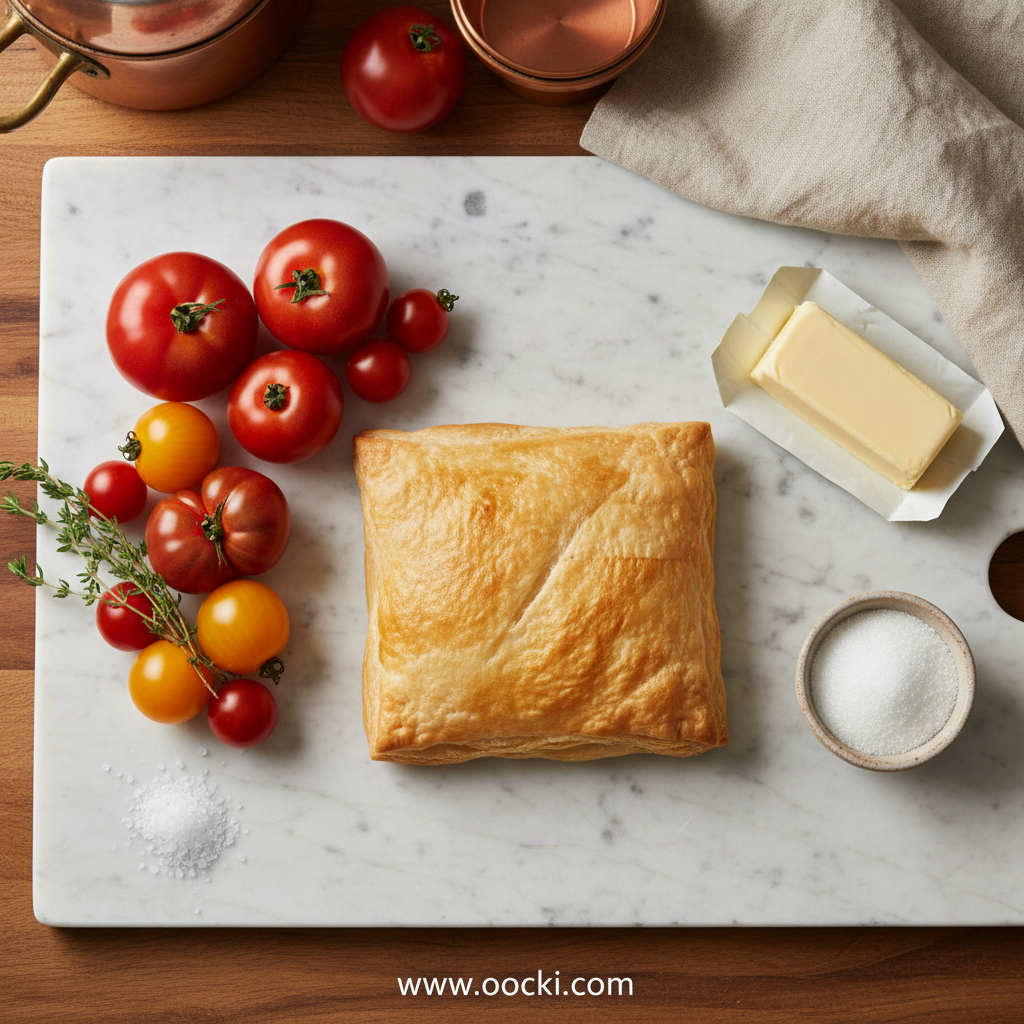 Tomato Tarte Tatin: A Delightful Upside-Down Savory Tart 2 Ingredients for Tomato Tarte Tatin